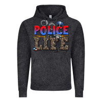 Vintage Black police life Vintage Hoodie - AdoDesignShop