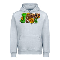 Heather Grey joy with football ball and sunflower ado Urban Hoodie - AdoDesignShop