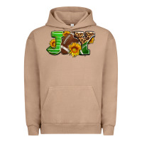 Pigment Burro joy with football ball and sunflower ado Urban Hoodie - AdoDesignShop