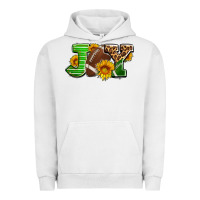 Pigment Lunar Rock joy with football ball and sunflower ado Urban Hoodie - AdoDesignShop