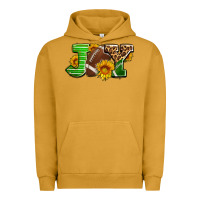 Pigment Peanut Butter joy with football ball and sunflower ado Urban Hoodie - AdoDesignShop