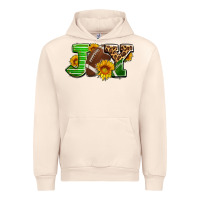 Sandshell joy with football ball and sunflower ado Urban Hoodie - AdoDesignShop