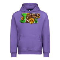 Tulip joy with football ball and sunflower ado Urban Hoodie - AdoDesignShop