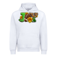 White joy with football ball and sunflower ado Urban Hoodie - AdoDesignShop
