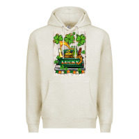 Oatmeal Heather lucky truck Premium Hoodie - AdoDesignShop