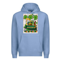 Colony Blue lucky truck Premium Hoodie - AdoDesignShop