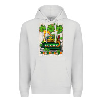 Dove Grey lucky truck Premium Hoodie - AdoDesignShop