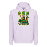 Lilac lucky truck Premium Hoodie - AdoDesignShop