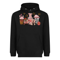 Black pigs coffee cups Heavyweight Hoodie - texasbilliewilder