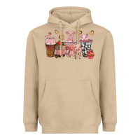 Mushroom pigs coffee cups Heavyweight Hoodie - texasbilliewilder