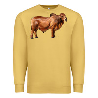 Antique Gold brahman bull Premium Sweatshirt - RanaPortraitStore