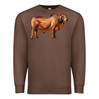 Chestnut brahman bull Premium Sweatshirt - RanaPortraitStore