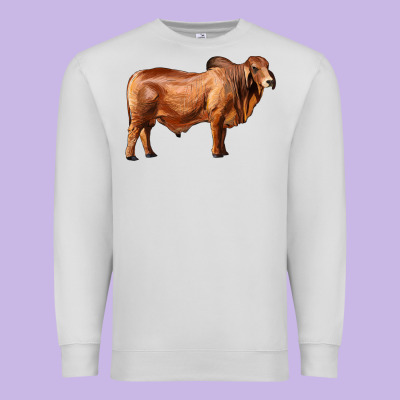 Brahman Bull Premium Sweatshirt Designed By Ranaportraitstore