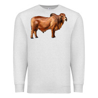 Oatmeal Heather brahman bull Premium Sweatshirt - RanaPortraitStore