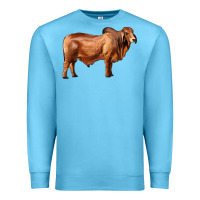 Ocean Blue brahman bull Premium Sweatshirt - RanaPortraitStore