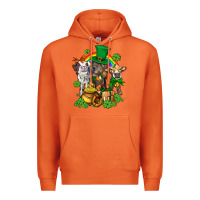 Carrot little cows and st patricks party Premium Hoodie - AdoDesignShop