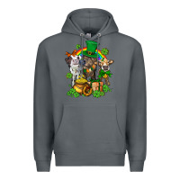 Rock little cows and st patricks party Premium Hoodie - AdoDesignShop