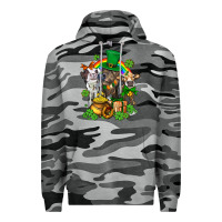 Slate Camo little cows and st patricks party Premium Hoodie - AdoDesignShop