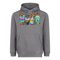 Storm rainbow coffee cups Heavyweight Hoodie - texasbilliewilder