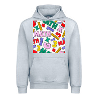 Heather Grey math seamless pattern Urban Hoodie - BundleAndBundleShop