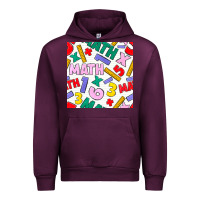 Mauve Wine math seamless pattern Urban Hoodie - BundleAndBundleShop