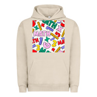 Pigment French Oak math seamless pattern Urban Hoodie - BundleAndBundleShop