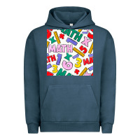 Pigment Midnight Navy math seamless pattern Urban Hoodie - BundleAndBundleShop