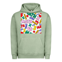 Pigment Oil Green math seamless pattern Urban Hoodie - BundleAndBundleShop