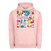 Pigment Salmon math seamless pattern Urban Hoodie - BundleAndBundleShop