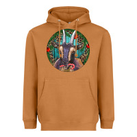 Meerkat Dark Goat Christmas Heavyweight Hoodie - RanaPortraitStore
