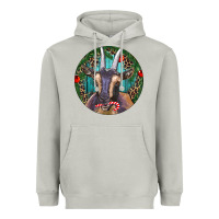 Moon Dust Dark Goat Christmas Heavyweight Hoodie - RanaPortraitStore