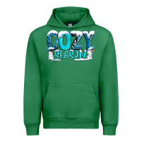 Emerald cozy season with snowman ado Urban Hoodie - AdoDesignShop