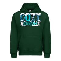 Forest Green cozy season with snowman ado Urban Hoodie - AdoDesignShop