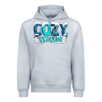 Heather Grey cozy season with snowman ado Urban Hoodie - AdoDesignShop