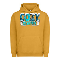 Pigment Peanut Butter cozy season with snowman ado Urban Hoodie - AdoDesignShop