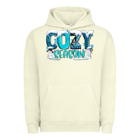 Pigment Pistachio cozy season with snowman ado Urban Hoodie - AdoDesignShop