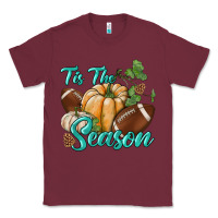 Burgundy tis the season Classic Tee - BundleAndBundleShop