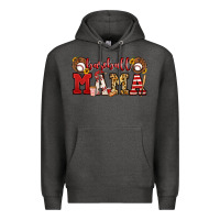 Charcoal Heather baseball mama Premium Hoodie - Jasminsmagicworld