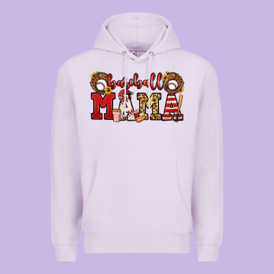 Baseball Mama Premium Hoodie Designed By Jasminsmagicworld