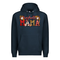 Navy baseball mama Premium Hoodie - Jasminsmagicworld