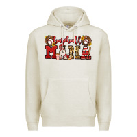 Oatmeal Heather baseball mama Premium Hoodie - Jasminsmagicworld
