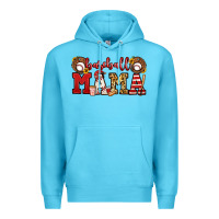 Ocean Blue baseball mama Premium Hoodie - Jasminsmagicworld