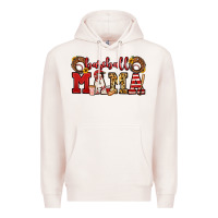 Pale Pink baseball mama Premium Hoodie - Jasminsmagicworld