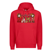 Red baseball mama Premium Hoodie - Jasminsmagicworld