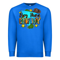 True Royal hey there cowboy Premium Sweatshirt - Zillion Design Studio