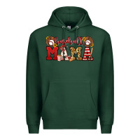 Sports Green baseball mama Premium Hoodie - Jasminsmagicworld