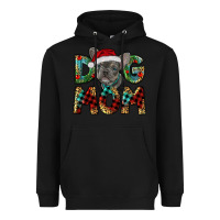 Black Christmas French Bulldog Mom Heavyweight Hoodie - RanaPortraitStore