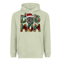 Matcha Christmas French Bulldog Mom Heavyweight Hoodie - RanaPortraitStore