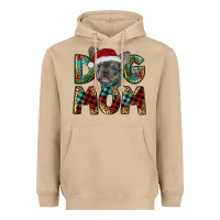 Mushroom Christmas French Bulldog Mom Heavyweight Hoodie - RanaPortraitStore