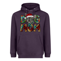 Plum Christmas French Bulldog Mom Heavyweight Hoodie - RanaPortraitStore